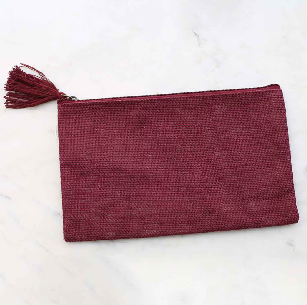 Royal Standard Jute Cosmetic Bag