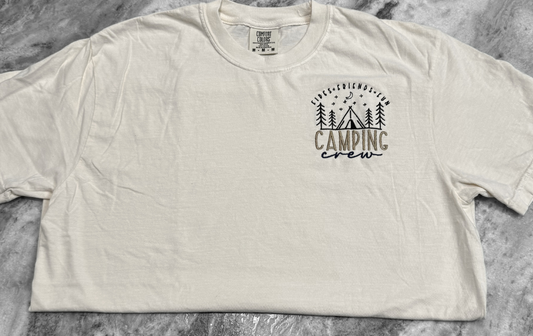Summer 'Camping' Embroidered T-Shirt