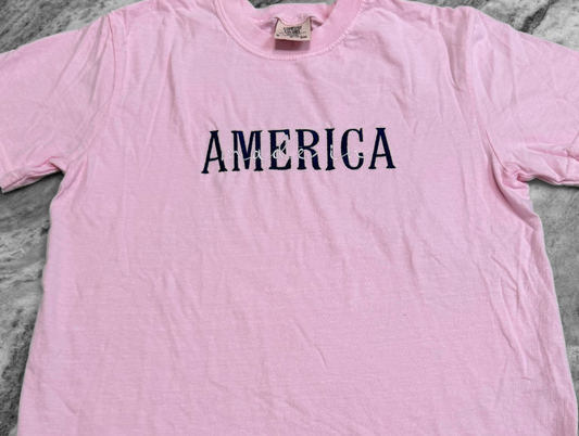 USA 'Made in America' Embroidered T-Shirt
