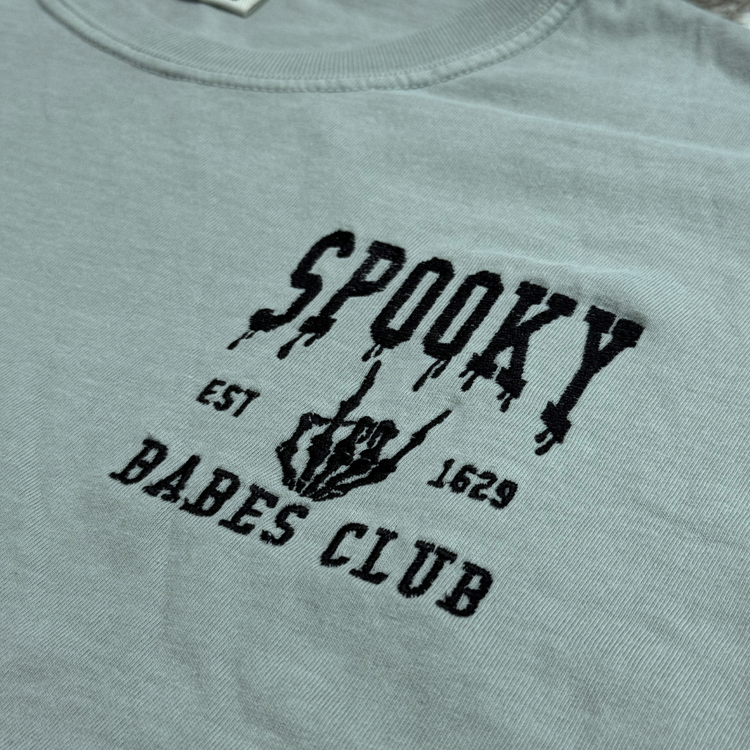 Spooky Babes Club Embroidered T-Shirt